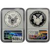Image 2 : [2 Coins] 2012-S Silver Eagle Set $1 NGC Rev & Ultra PF69