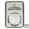 Image 1 : 1881-S Morgan Silver Dollar NGC MS65