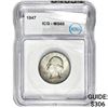 1947 Washington Silver Quarter ICG MS66