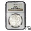 Image 1 : 1881 Morgan Silver Dollar NGC MS66