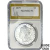 Image 1 : 1879 Morgan Silver Dollar PGA MS62 PL