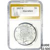 1927-S Silver Peace Dollar PGA MS63