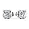 Image 1 : Gold & Lab  Diamond 6.00 Cts Ear Studs