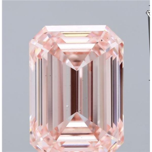 Fancy Octagon Pink Diamond 10.04 Cts - VS