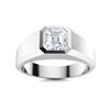 Gold & Brilliant White Diamond 2 Cts Ring - E/VVS