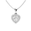 Gold & White Diamonds 2 Cts Necklace - E/VVS