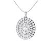 Gold & White Diamonds 3 Cts Necklace - E/VVS