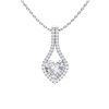 Gold & White Diamonds 3 Cts Necklace - E/VVS