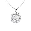 Gold & White Diamonds 2.50 Cts Necklace - E/VVS
