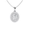 Gold & White Diamonds 3 Cts Necklace - E/VVS