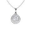 Gold & White Diamonds 2.50 Cts Necklace - E/VVS