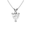 Gold & White Diamonds 2 Cts Necklace - E/VVS