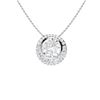 Gold & White Diamonds 3 Cts Necklace - E/VVS