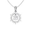 Gold & White Diamonds 3 Cts Necklace - E/VVS
