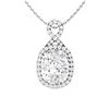 Gold & White Diamonds 3 Cts Necklace - E/VVS
