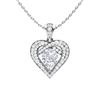 Gold & White Diamonds 3  Cts Necklace - E/VVS