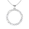 Gold & White Diamonds 3 Cts Necklace - E/VVS