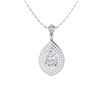 Gold & White Diamonds 3 Cts Necklace - E/VVS
