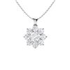 Gold & White Diamonds 2.50 Cts Necklace - E/VVS