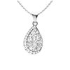 Gold & White Diamonds 2.50 Cts Necklace - E/VVS