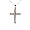 Gold & White Diamonds 2 Cts Necklace - E/VVS