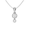 Gold & White Diamonds 2.50 Cts Necklace - E/VVS