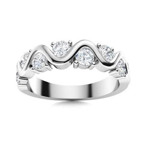 Gold & White Diamond 2 Cts  Ring