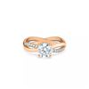 Gold & White Diamond 2.62 Cts Ring - E/VVS