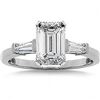 18k Gold Emerald Cut Diamond 10.08 Carats E/VVS - Certified