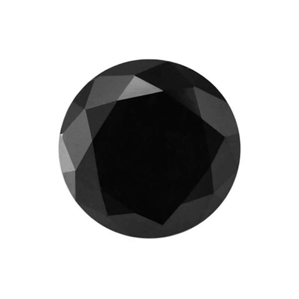 Lab Brilliant Black Diamond 3.22 Carats