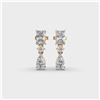 Gold & White Diamonds 5 Cts Drop Earrings