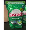 Image 3 : 4-Pack Case of Cascade Complete Fresh Scent w/ Dawn Dishwasher Pods (32 Each) - New