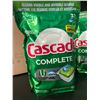 Image 2 : 4-Pack Case of Cascade Complete Fresh Scent w/ Dawn Dishwasher Pods (32 Each) - New