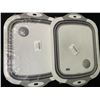 Image 2 : 2 Collapsible Multi-Function Cutting Boards with Built-In Strainer/Storage Basket - New