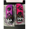 Image 3 : 1 Set of L+R Joycon Controllers for Nintendo Switch (Halloween Purple/Pink Aftermarket Design) New
