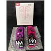 Image 2 : 1 Set of L+R Joycon Controllers for Nintendo Switch (Halloween Purple/Pink Aftermarket Design) New