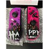 Image 3 : 1 Set of L+R Joycon Controllers for Nintendo Switch (Halloween Purple/Pink Aftermarket Design) New