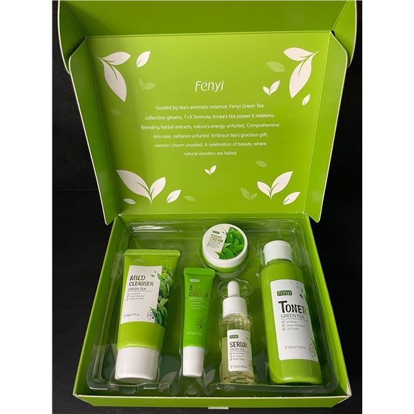 Fenyi 5PC Green Tea Skincare Kit - Refreshes & Hydrates Skin - Brand New