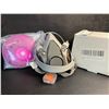 Image 2 : 1 Reusable Half-Face Respirator Mask with Filters for Protecting Against Dust/Fumes - New