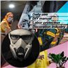 Image 5 : 1 Reusable Half-Face Respirator Mask with Filters for Protecting Against Dust/Fumes - New