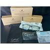 Image 1 : 3 Boxes of Cyxus Blue-Light Blocking Glasses/Eye-Strain Reducing Glasses - New
