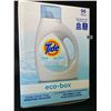 Image 1 : 1 Tide Ultra Concentrated Free & Gentle Eco-Box Liquid Laundry Detergent - 3.1L/96 Loads - New