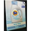 Image 1 : 1 Tide Ultra Concentrated Free & Gentle Eco-Box Liquid Laundry Detergent - 3.1L/96 Loads - New