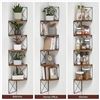 Image 6 : 1 Vasagle 5-Tier Corner Shelf/Wall Mounted Floating Corner Shelf - New in Box (Assembly Req'd)