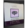 Image 1 : 1 Amped&Co. LED Poster Light Box w/ 10 Removable Posters/Art that Reflects Your Mood - New