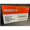 Image 3 : 1 MUNBYN Bluetooth Thermal Shipping Label Printer - New (Dmg Box)