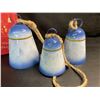 Image 2 : 3PC Large Christmas Bells for Wreath Decor/Christmas Decor - New