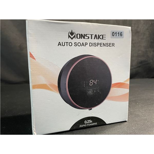 1 Monstake Automatic Rapid-Foaming Soap Dispenser - Pink - New