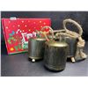 Image 1 : 4PC Large Christmas Bells for Wreath Decor/Christmas Decor - New