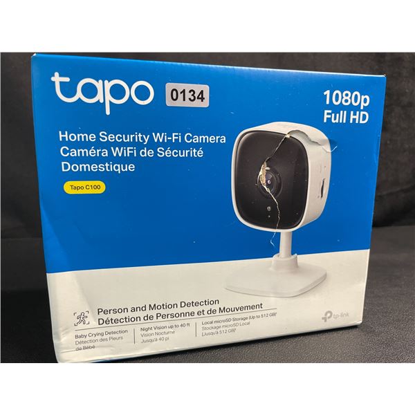 1 Tapo 1080P Full HD Home Security Wi-Fi Camera (Model: Tapo C100) - New